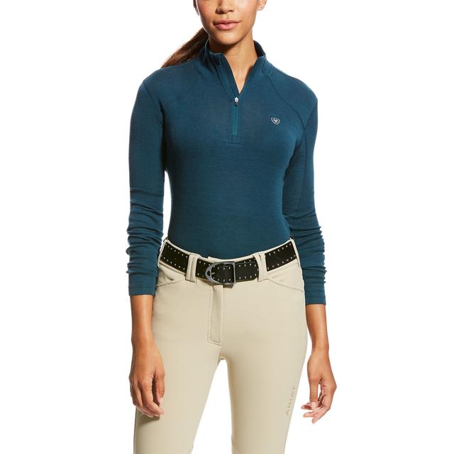 Ariat - Women's Cadence Wool 1/4 Zip Baselayer in Granger IN