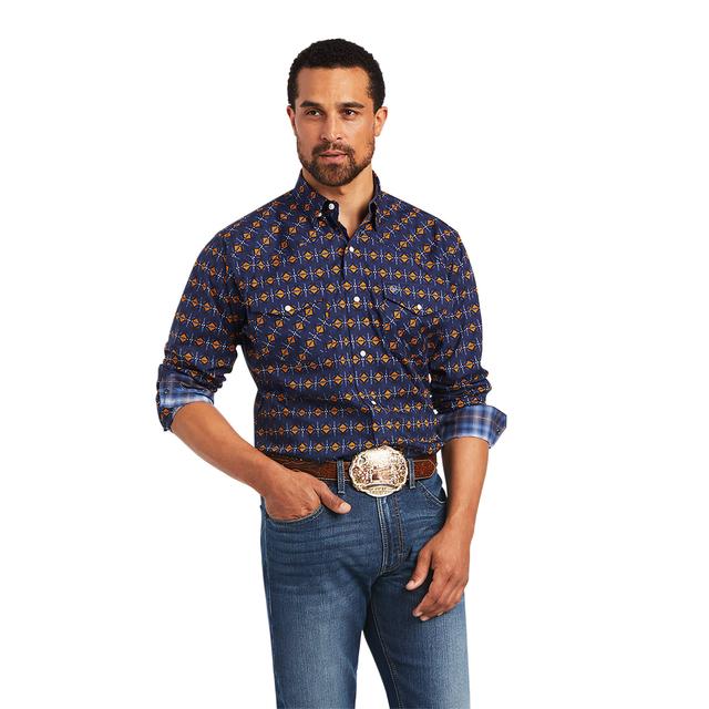 Ariat - Men's Relentless Steeled Stretch Classic Fit Snap Shirt in Burlington NC