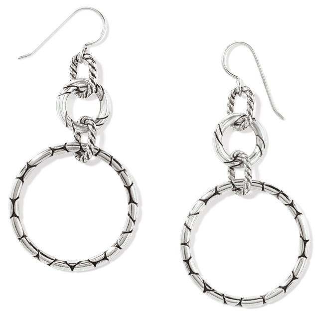 Brighton - Pebble Rings French Wire Earrings