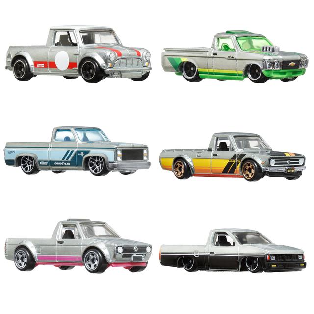 Mattel - Hot Wheels 1:64 Scale Die-Cast Toy Cars & Trucks, Set Of 6 Zamac Vehicles (Styles May Vary) [Walmart Exclusive] in South Sioux City NE