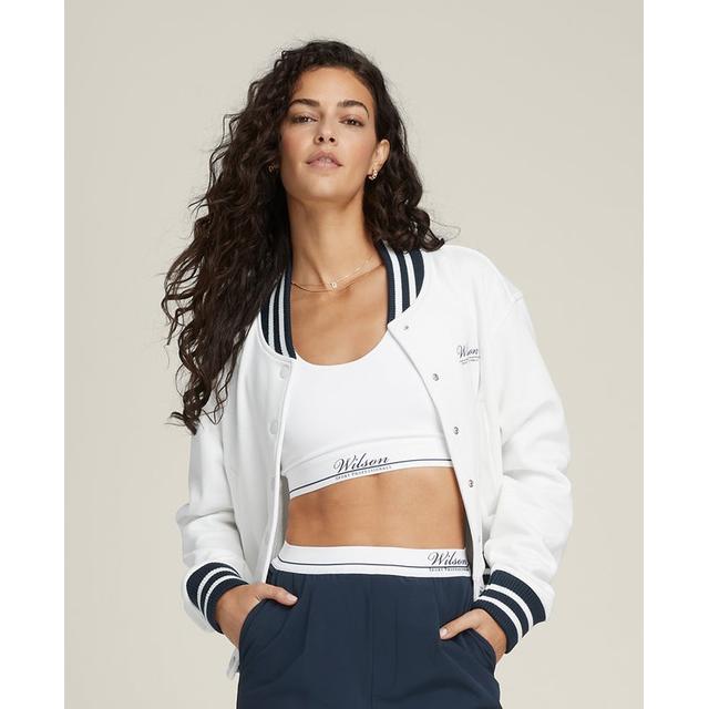 Wilson - Hudson Cropped Varsity Bomber