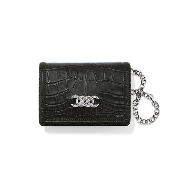 Brighton - Interlok Croco Medium Wallet in San Diego TX