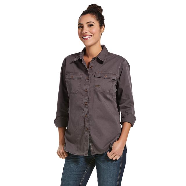 Ariat - Women's Rebar Washed Twill Work Shirt in St Marys OH