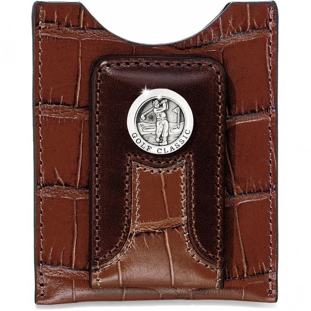 Brighton - Golf Croco Money Clip