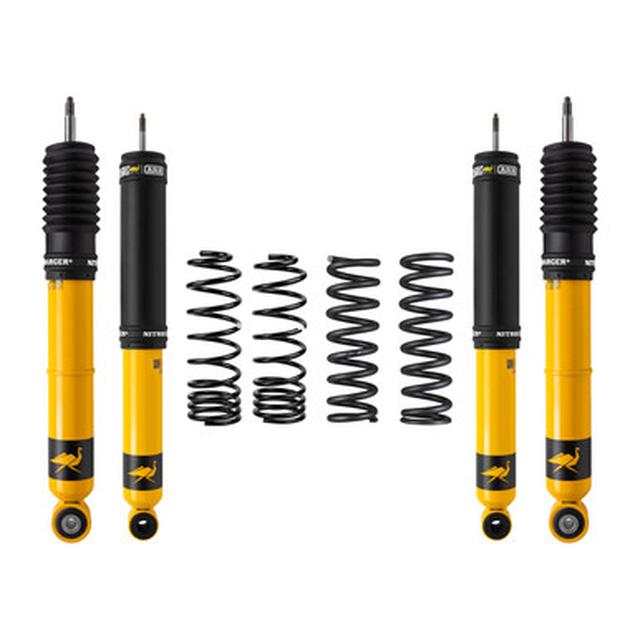 ARB USA Brand - Old Man Emu Nitro Plus Kit FR 1 in/0-330 lb, RR 2 in/550 lb 2003K | Yellow