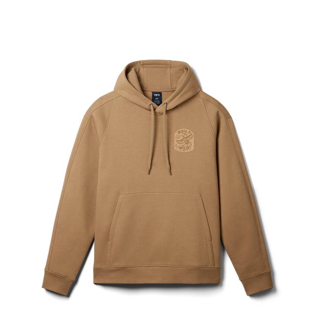 YETI - Built for the Wild Badge Fleece Hoodie - Brush Brown