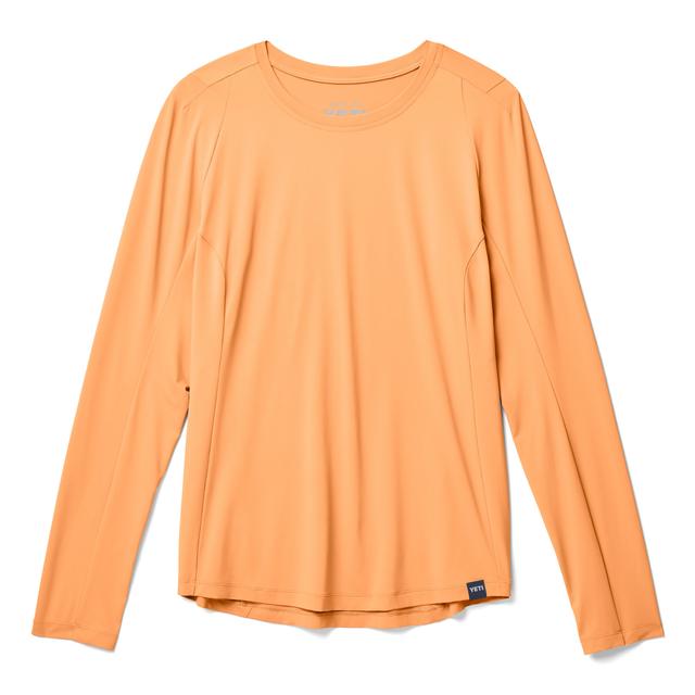 YETI - Women's Crew Neck Long Sleeve Sunshirt - Salmon - S in Grand Junction Co