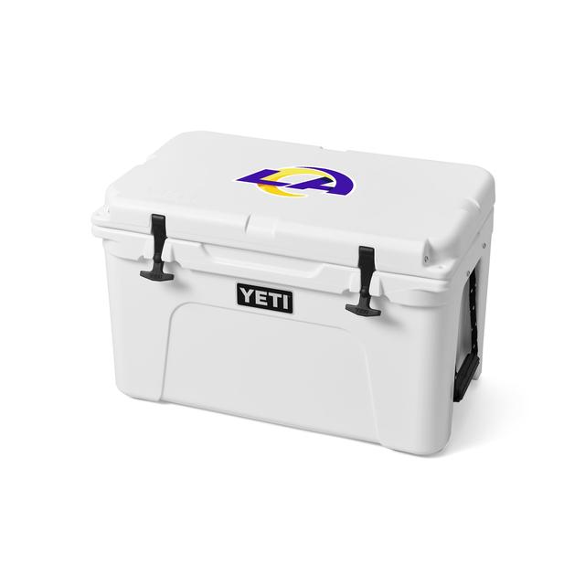 YETI - Los Angeles Rams Tundra 45 Hard Cooler - White