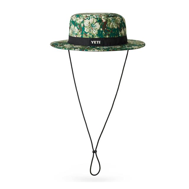 YETI - Hibiscus Print Logo Boonie Hat - Green in Gas City IN