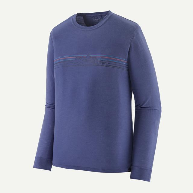 Patagonia - Men's L/S Cap Cool Merino Blend Graphic Shirt in Truckee CA