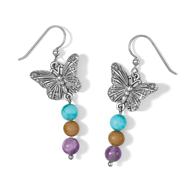 Brighton - Solstice Hues Butterfly French Wire Earrings