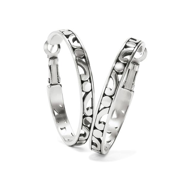 Brighton - Contempo Medium Hoop Earrings in Oklahoma City OK