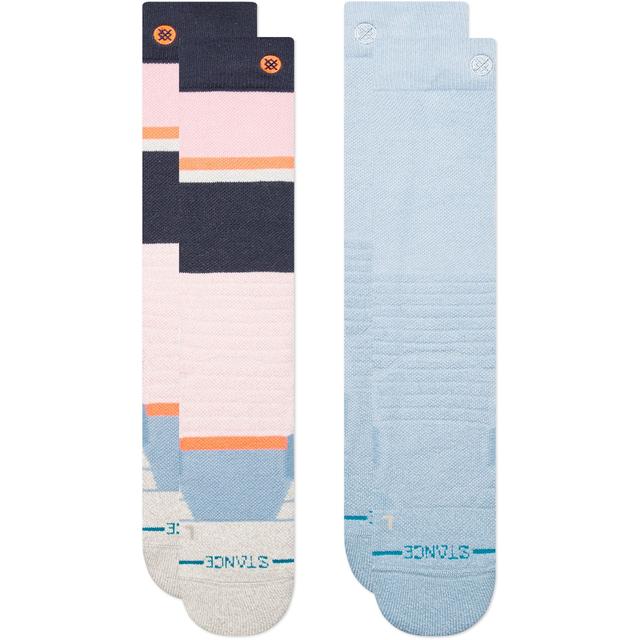 Stance - Women's Powdered Snow Midweight Socks - 2 Pairs Multi-Colored