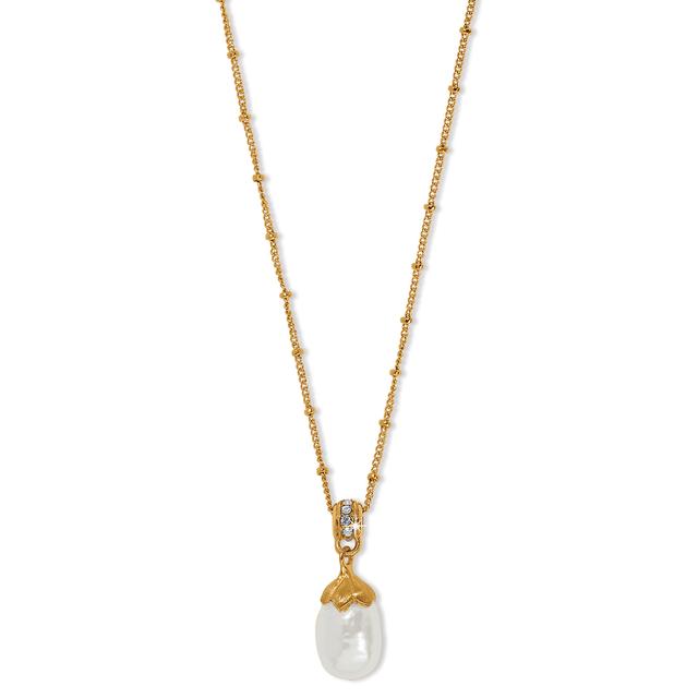 Brighton - Everbloom Pearl Drop Necklace