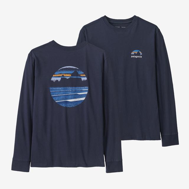 Patagonia - Kid's L/S Regenerative Organic Certified Cotton Skyline Stencil T-Shirt in Durham NC