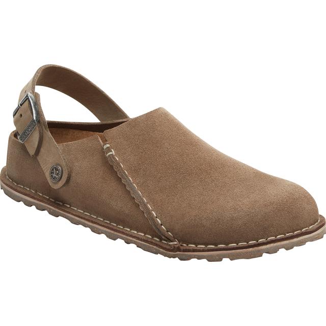 Birkenstock - Men's Lutry Suede Clogs  Brown 4 in Sidney OH