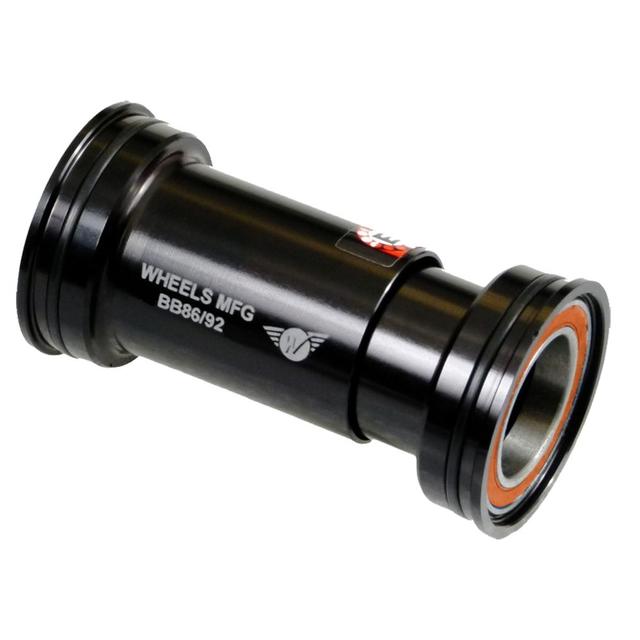 Wheels Mfg - Shimano BB86/92 Angular Contact Black Bottom Bracket