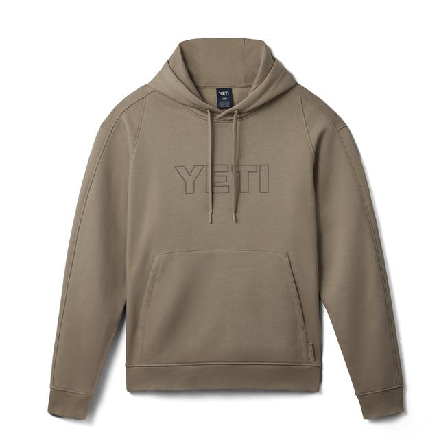 YETI - Logo Built for the Wild Fleece Hoodie - Taupe in Concord NC