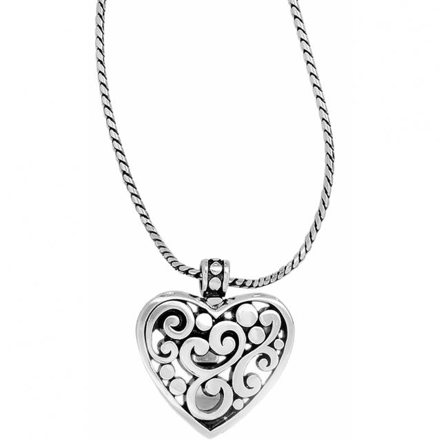 Brighton - Contempo Heart Badge Clip Necklace in Everett PA