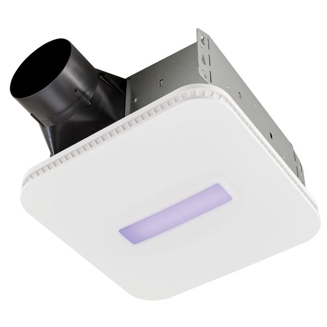 Broan-NuTone - SurfaceShield Exhaust Fan w/ LED and Vyv Antimicrobial Virus Killing* Violet Light, 110 CFM in Ocean View HI