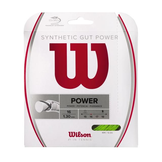 Wilson - Synthetic Gut Power 16 Tennis String - Set in Steamboat Springs CO