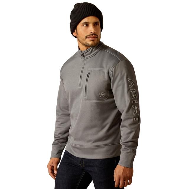 Ariat - Mens Team Logo 1/4 Zip Sweatshirt