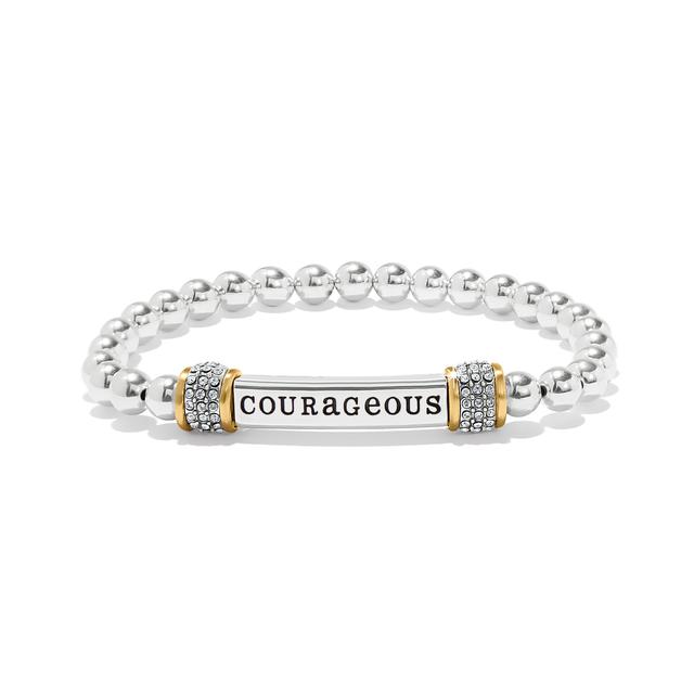 Brighton - Meridian Courageous Two Tone Stretch Bracelet