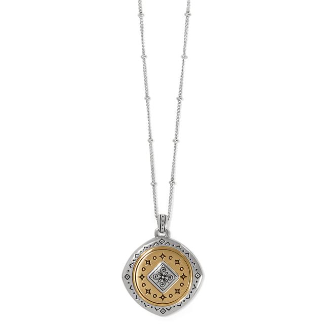 Brighton - Mosaic Two Tone Pendant Necklace in Malvern AR