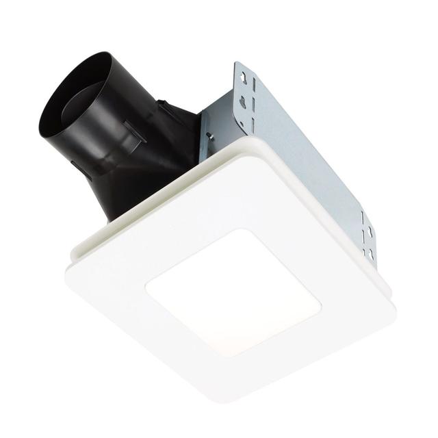 Broan-NuTone - Roomside Series Bathroom Exhaust Fan w/ LED Light, 80 CFM, ENERGY STAR in Moore-MT