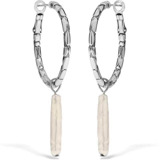 Brighton - Pebble Pearl Hoop Earrings in Malvern AR