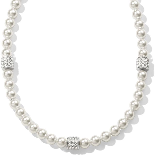 Brighton - Meridian Petite Pearl Station Necklace