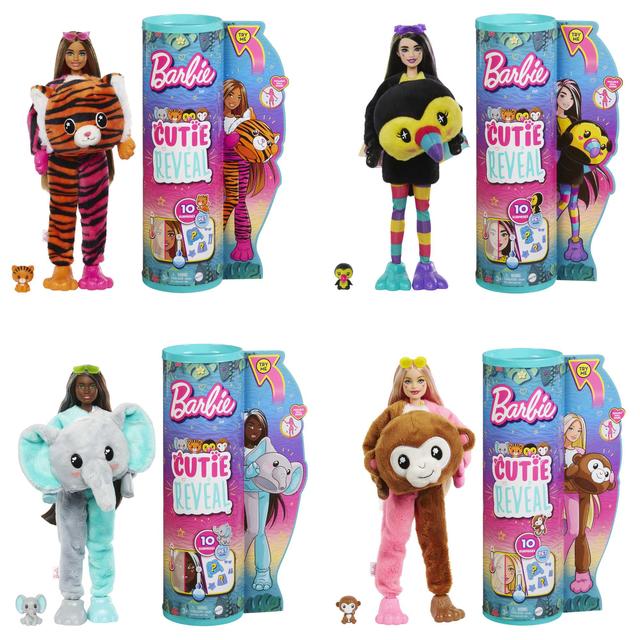 Mattel - Barbie Dolls And Accessories, Cutie Reveal Dolls, Jungle Series in Durham NC