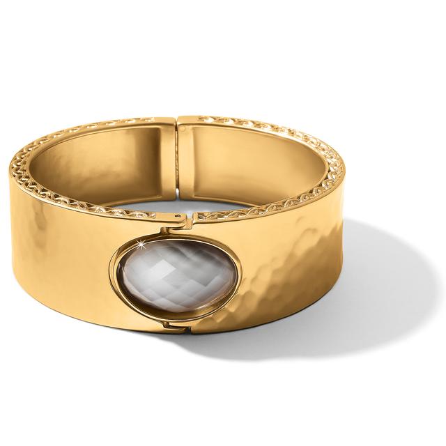 Brighton - Golden Moon Hinged Bangle