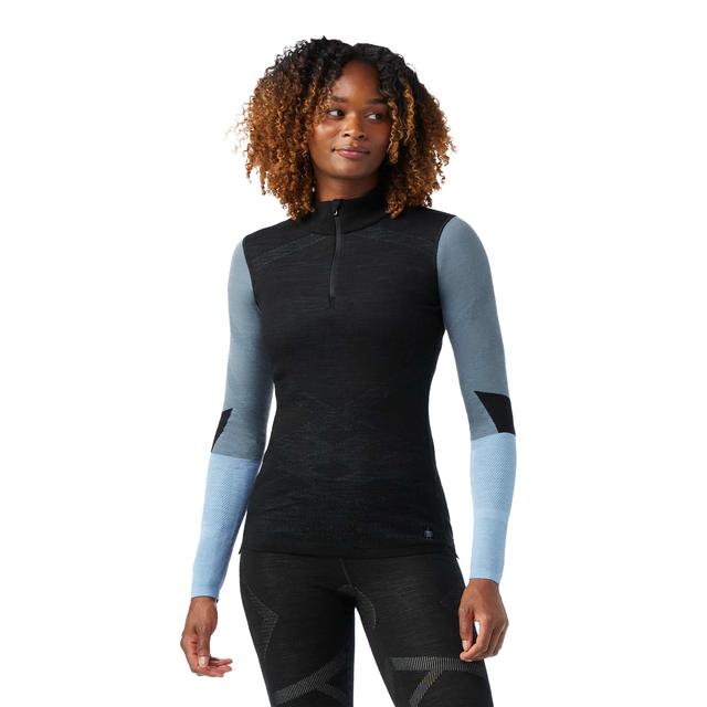 Smartwool - Women's Intraknit Thermal Merino Base Layer Colorblock 1/4 Zip