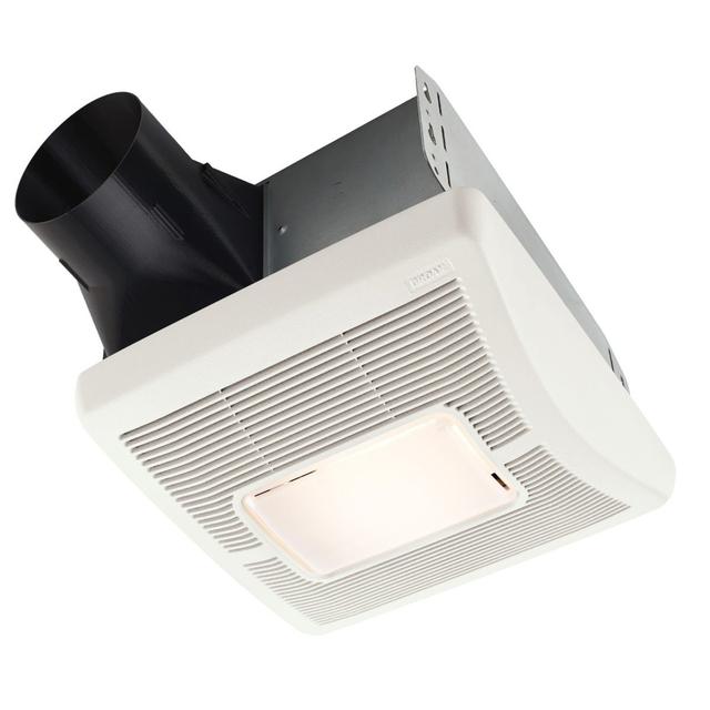 Broan-NuTone - Flex Series 70 CFM Ceiling Roomside Installation Bathroom Exhaust Fan with Light in DENTON MT