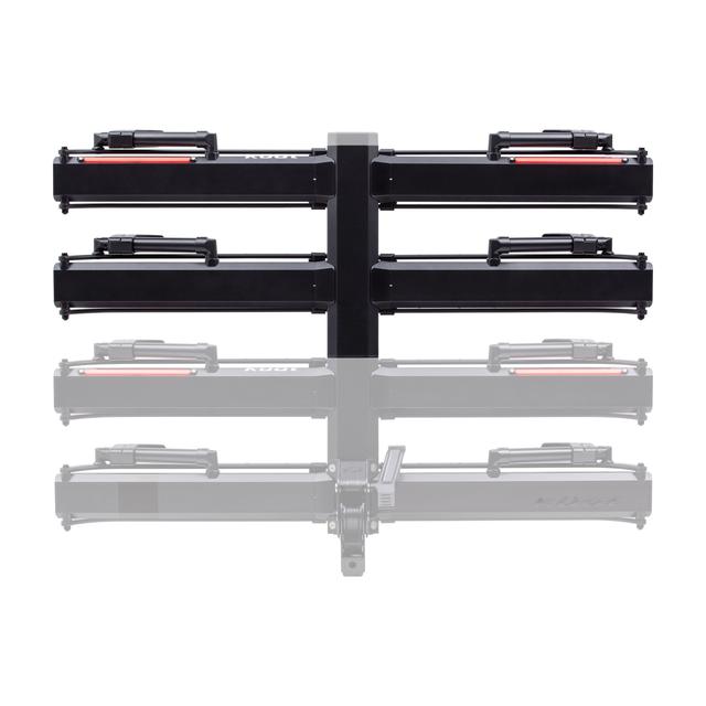 Kuat - Piston X Add On LED Dual Ratchet Platform Rack with Kashima - 2 Bike