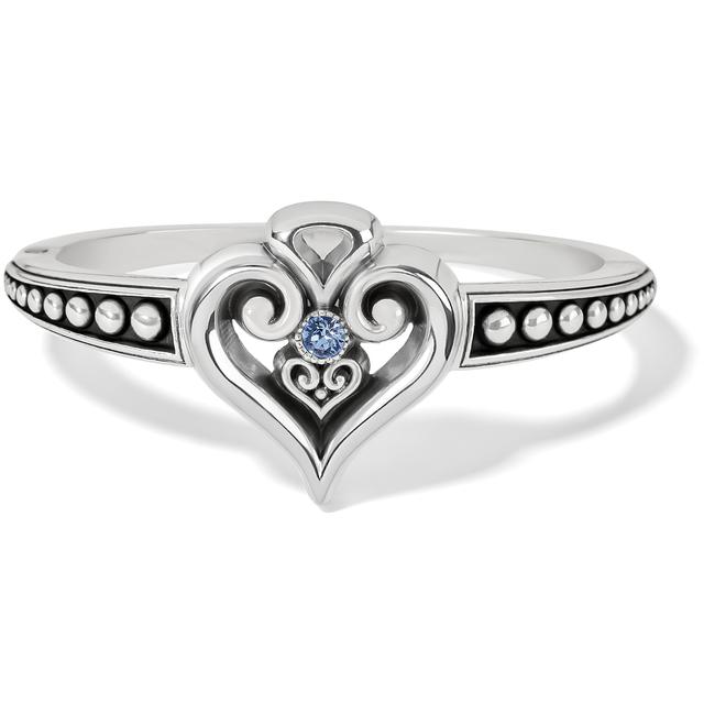 Brighton - Alcazar Heart Glint Hinged Bangle