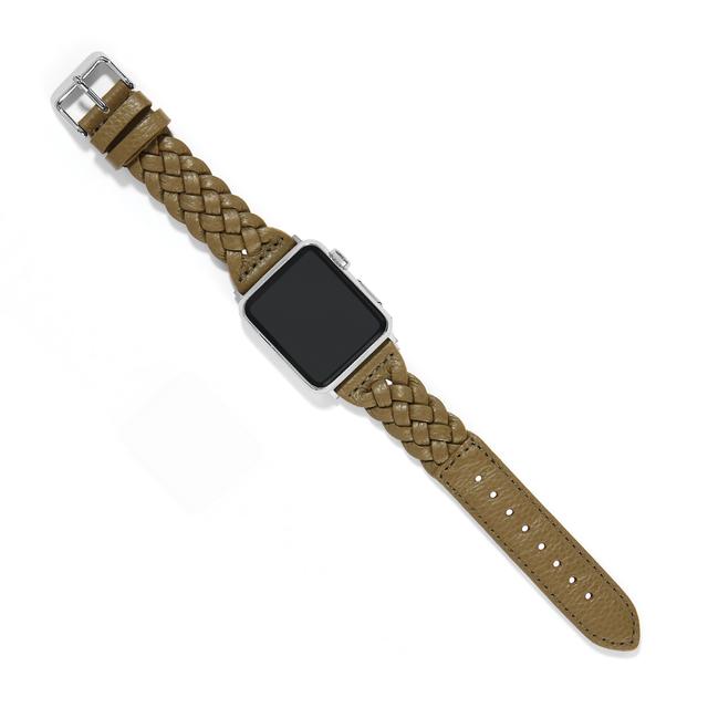 Brighton - Sutton Braided Leather Watch Band in Oblong IL