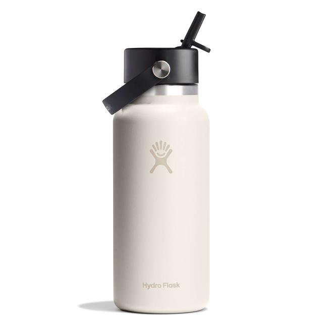 Hydro Flask - 32 oz Wide Mouth with Flex Straw Cap - Ivory in Burlington NC