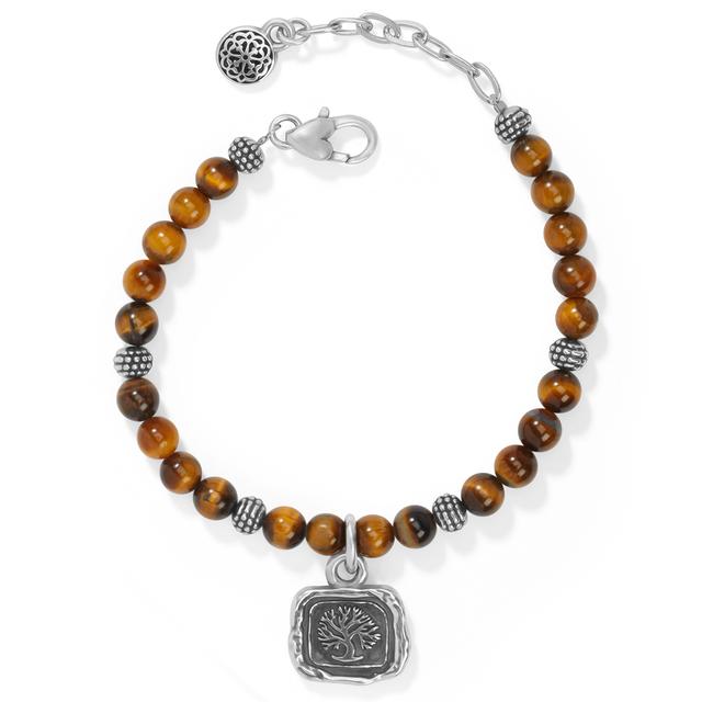 Brighton - Ferrara Virtue Beaded Oak Tree Bracelet in Cambria-CA