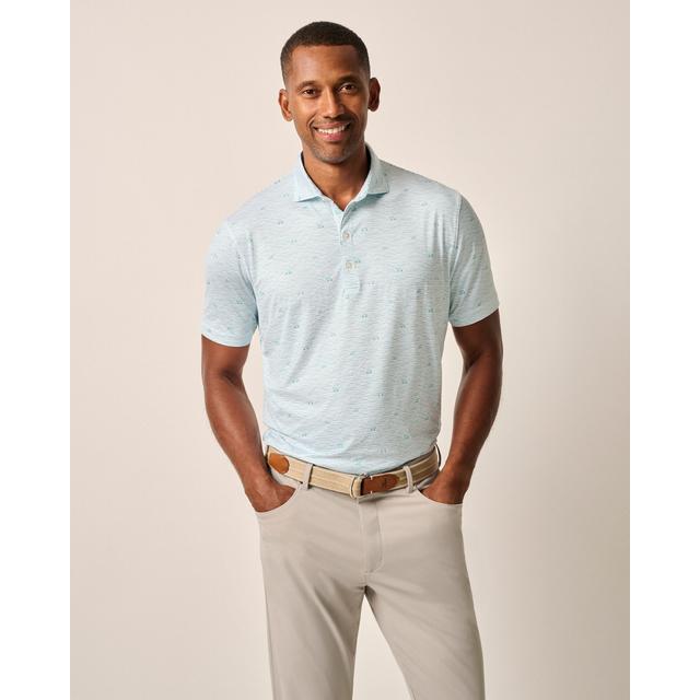 Johnnie-O - Mens Willy Striped Featherweight Performance Polo