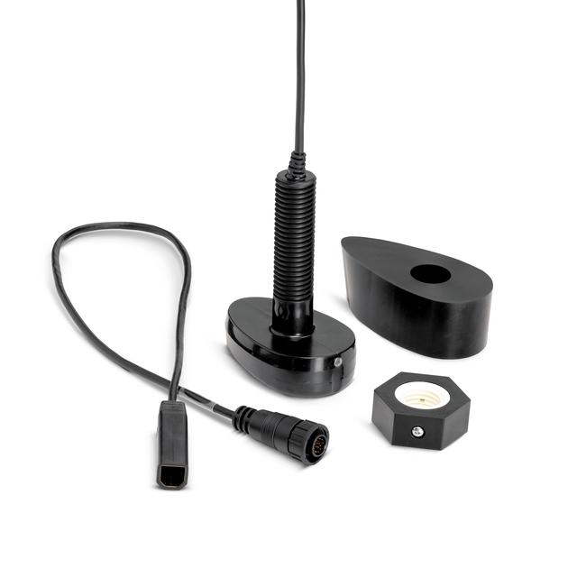 Humminbird - XPTH 14 HW T - SOLIX Dual Spectrum Chirp w/ Temp Plastic Thru Hull Transducer