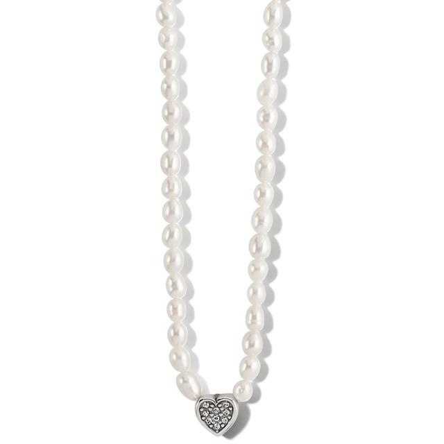 Brighton - Meridian Zenith Heart Pearl Necklace in Alma MI