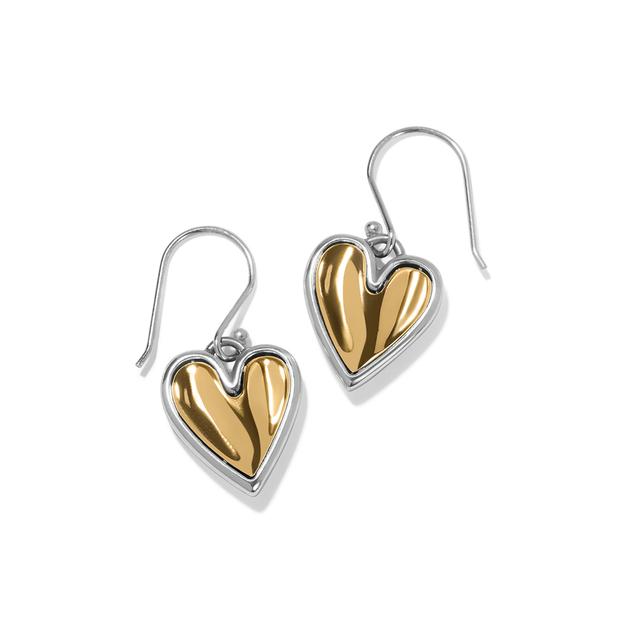 Brighton - Cascade Heart Reversible French Wire Earrings in Cambria-CA