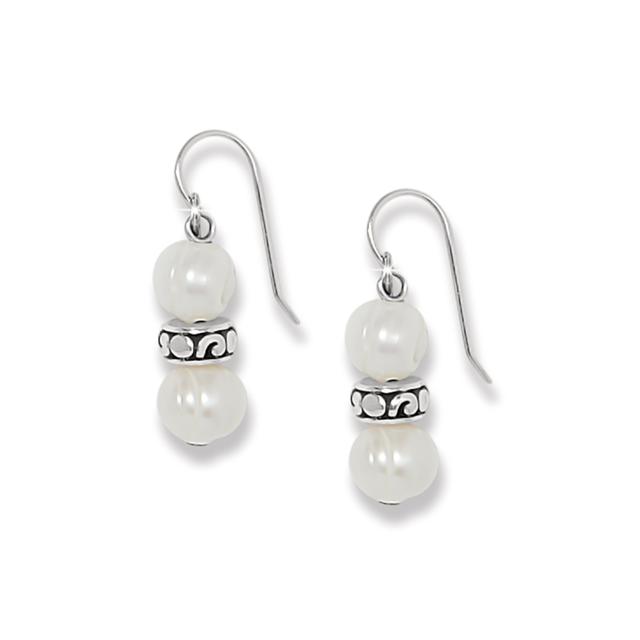 Brighton - Contempo Heart Pearl French Wire Earrings