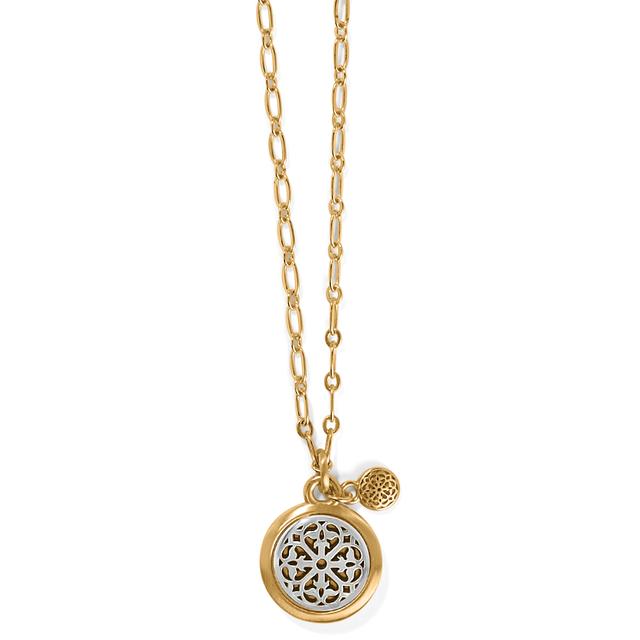 Brighton - Ferrara Two Tone Luce Small Pendant Necklace