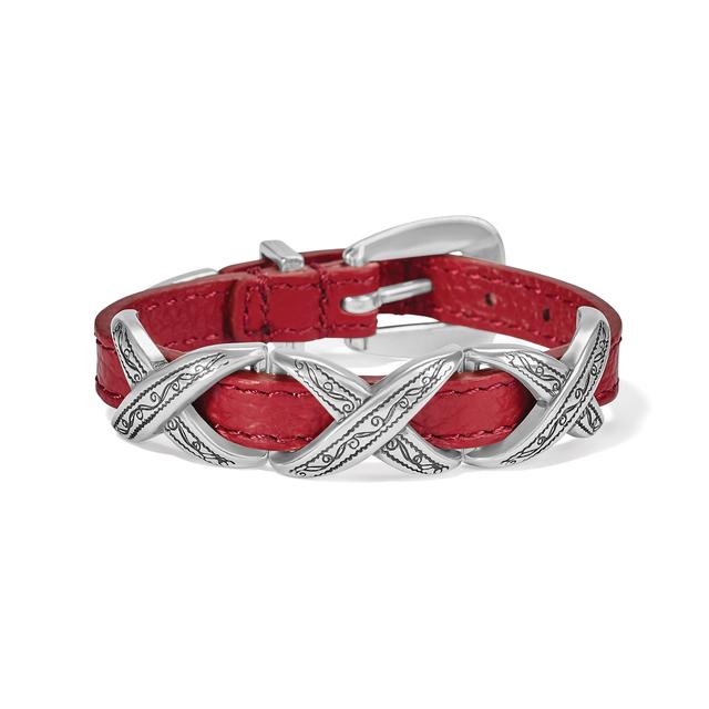 Brighton - Kriss Kross Etched Bandit Bracelet