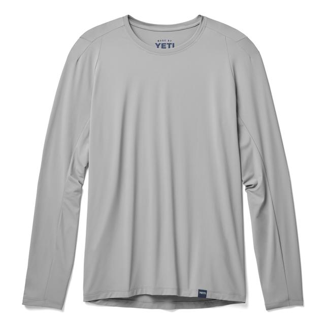 YETI - Crew Neck Long Sleeve Sunshirt - Gray - XS in Durham NC