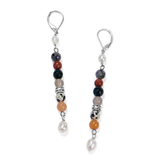 Brighton - Contempo Desert Sky Pearl Drop Earrings in Cincinnati OH