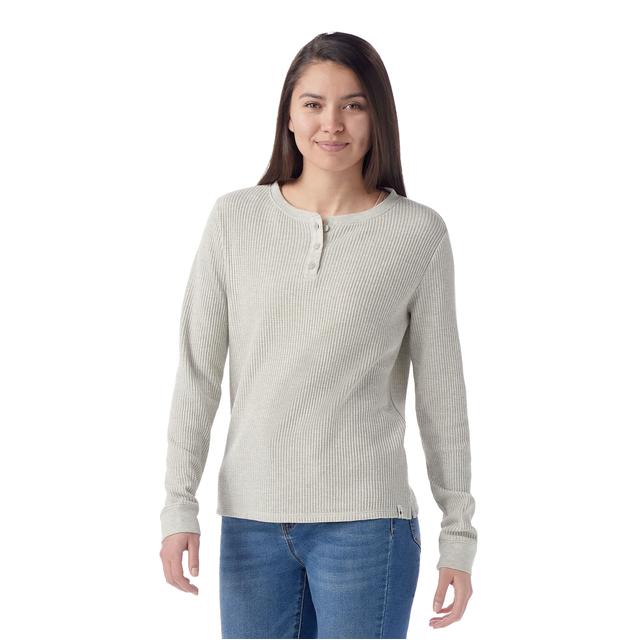 Smartwool - Women's Waffle Long Sleeve Henley in Harbor Springs MI